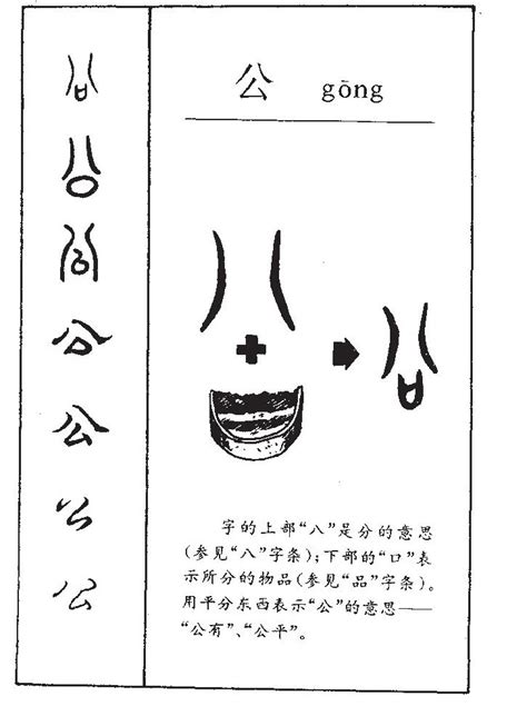 公 造詞|公字的意思